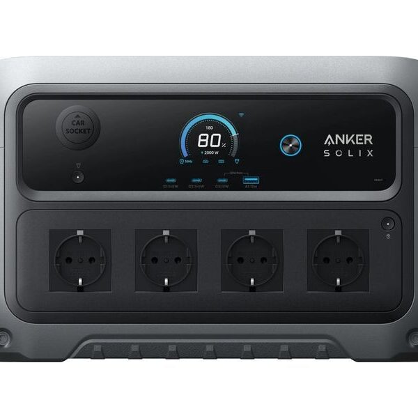 Anker C2000 Gen 2 Portable Power Station (Ohne KFZ-Ladekabel)