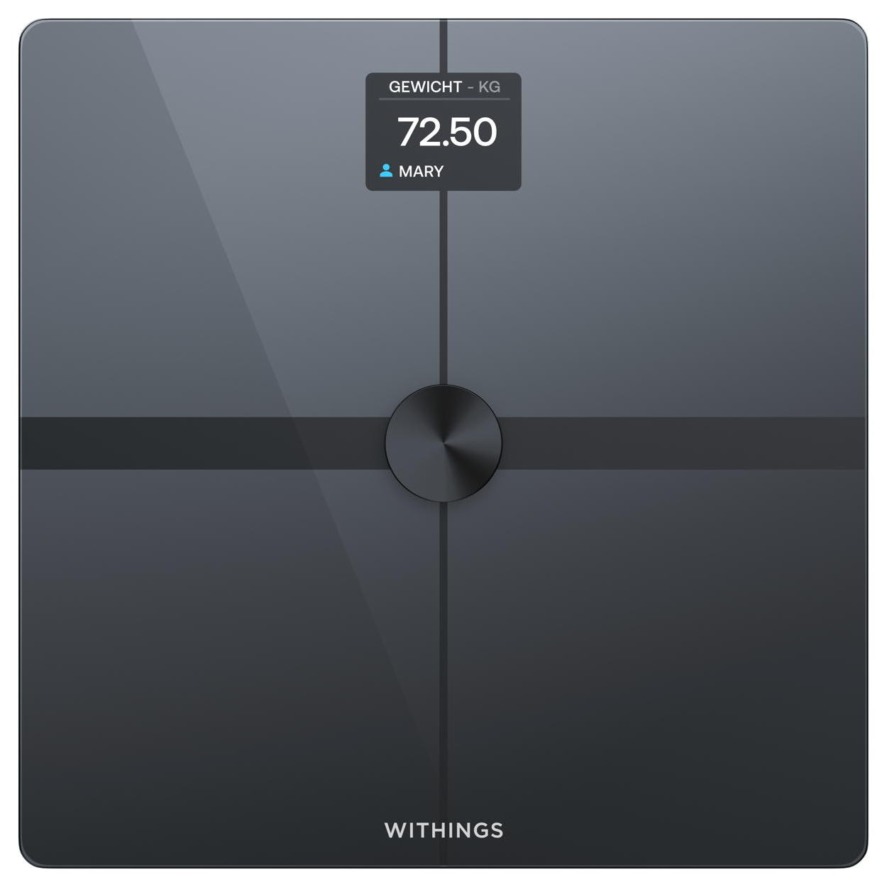 3700546708190_1 Withings Body Smart - Schwarze Intelligente Körperanalysewaage – Bild 1