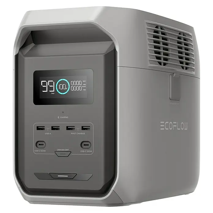 4895251629119 EcoFlow DELTA 3 1500 Portable Powerstation 1536Wh erweiterbar 5,5kWh 1800W – Bild 1