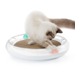 PETKIT 4 in 1 Katzenspielzeug Kratzspielzeug mit Bällen
