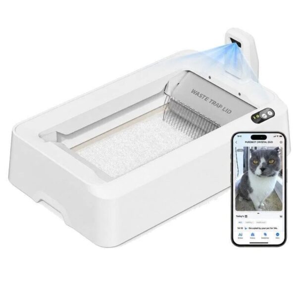 PETKIT PUROBOT CRYSTAL DUO mit Vordereingang