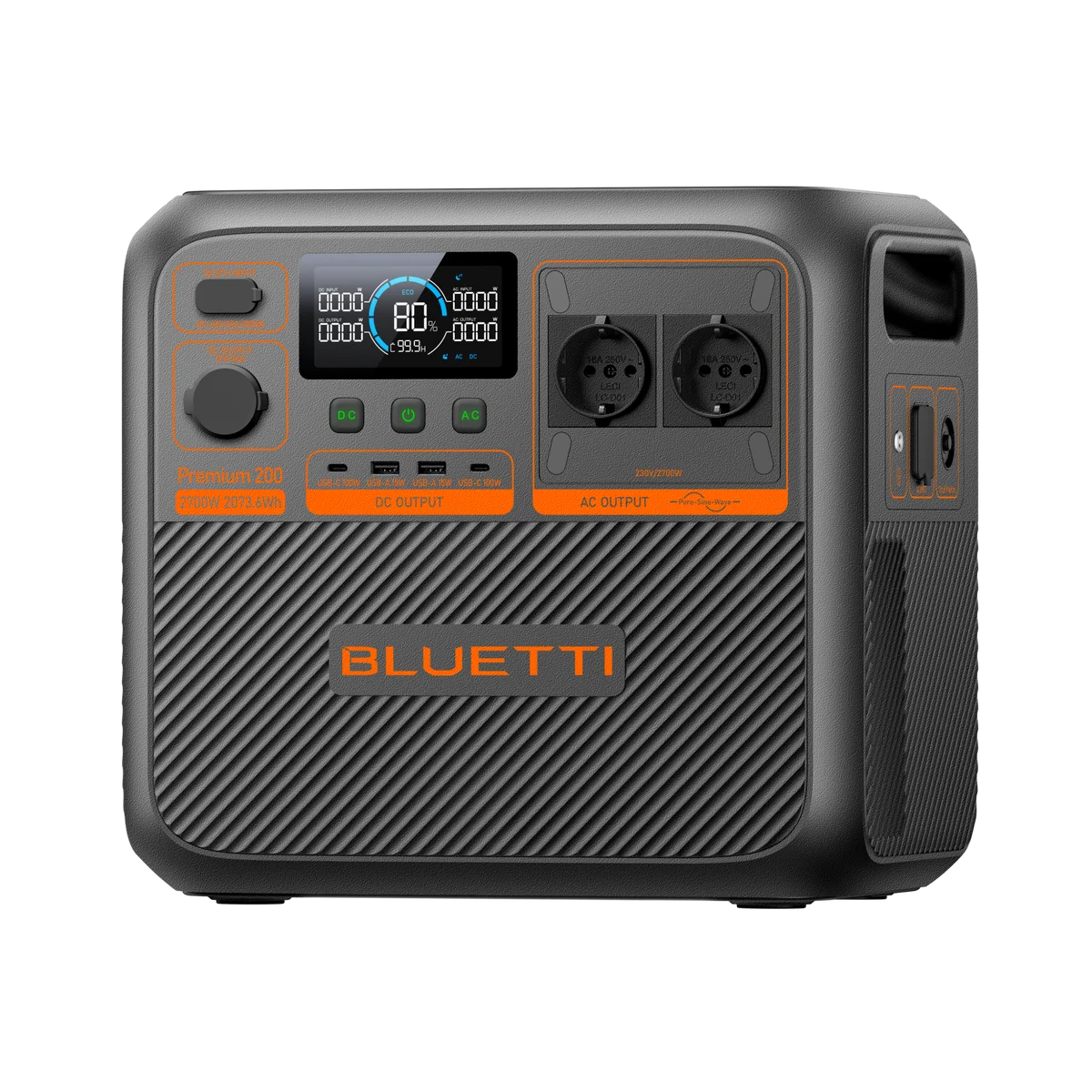 BLUETTI Premium 200 V2 Tragbare Powerstation | 2.700W 2.073,6Wh BLUETTI Premium 200 V2 Tragbare Powerstation | 2.700W 2.073,6Wh